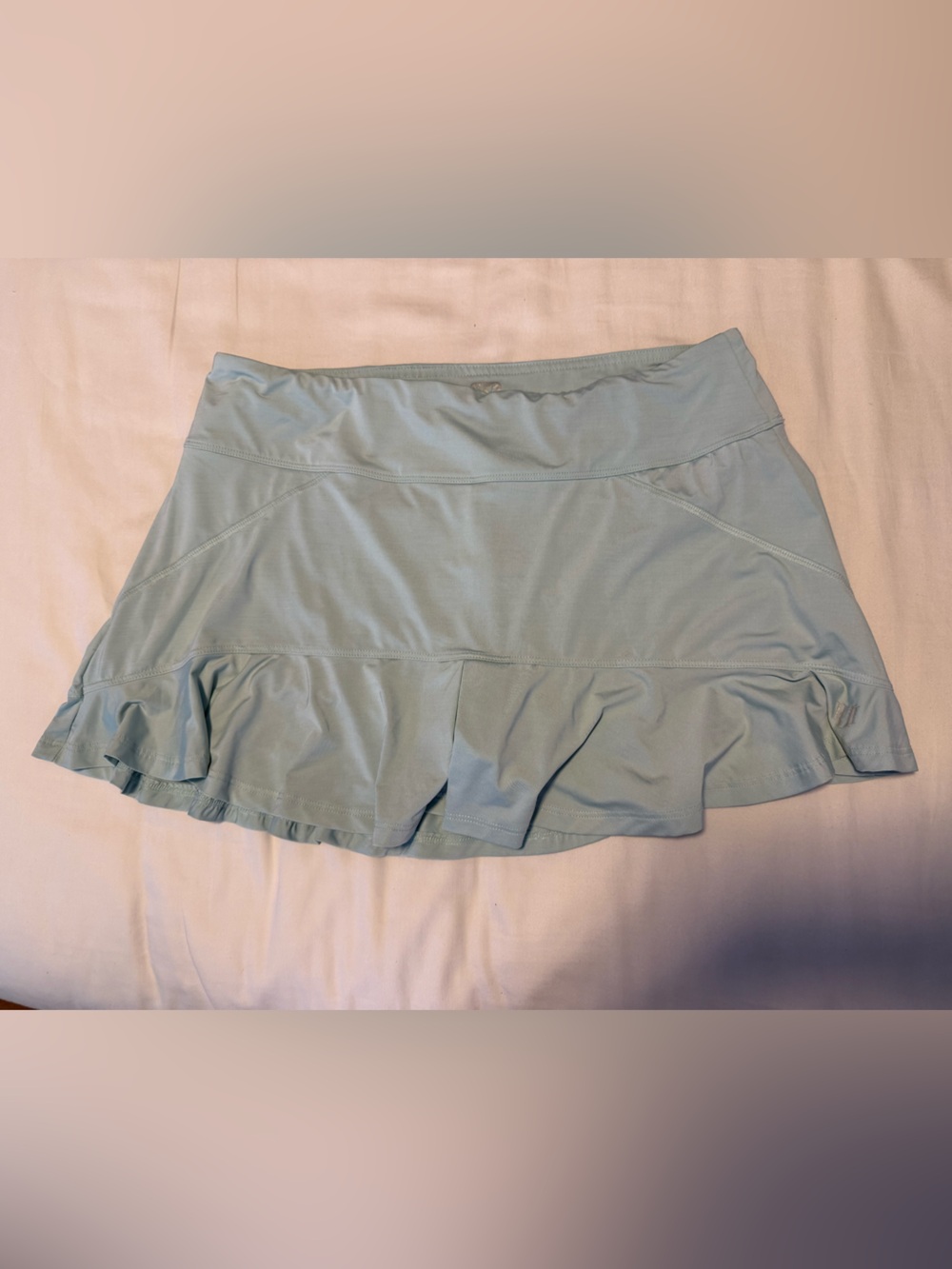 Eleven by Venus Williams Light Aqua Ruffle Hem Women's tennis Skort